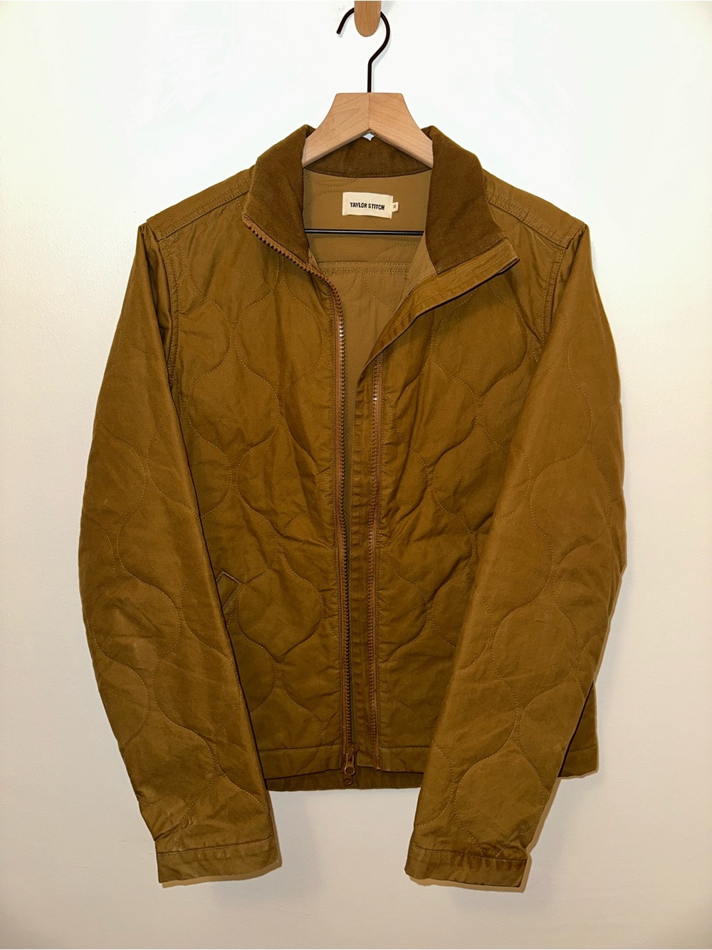 Taylor Stitch Vertical Jacket British Khaki Dry Wax